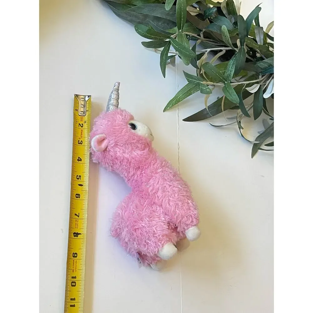 TY BEANIE BABY Lama the Pink Unicorn Plush Stuffed Animal 9